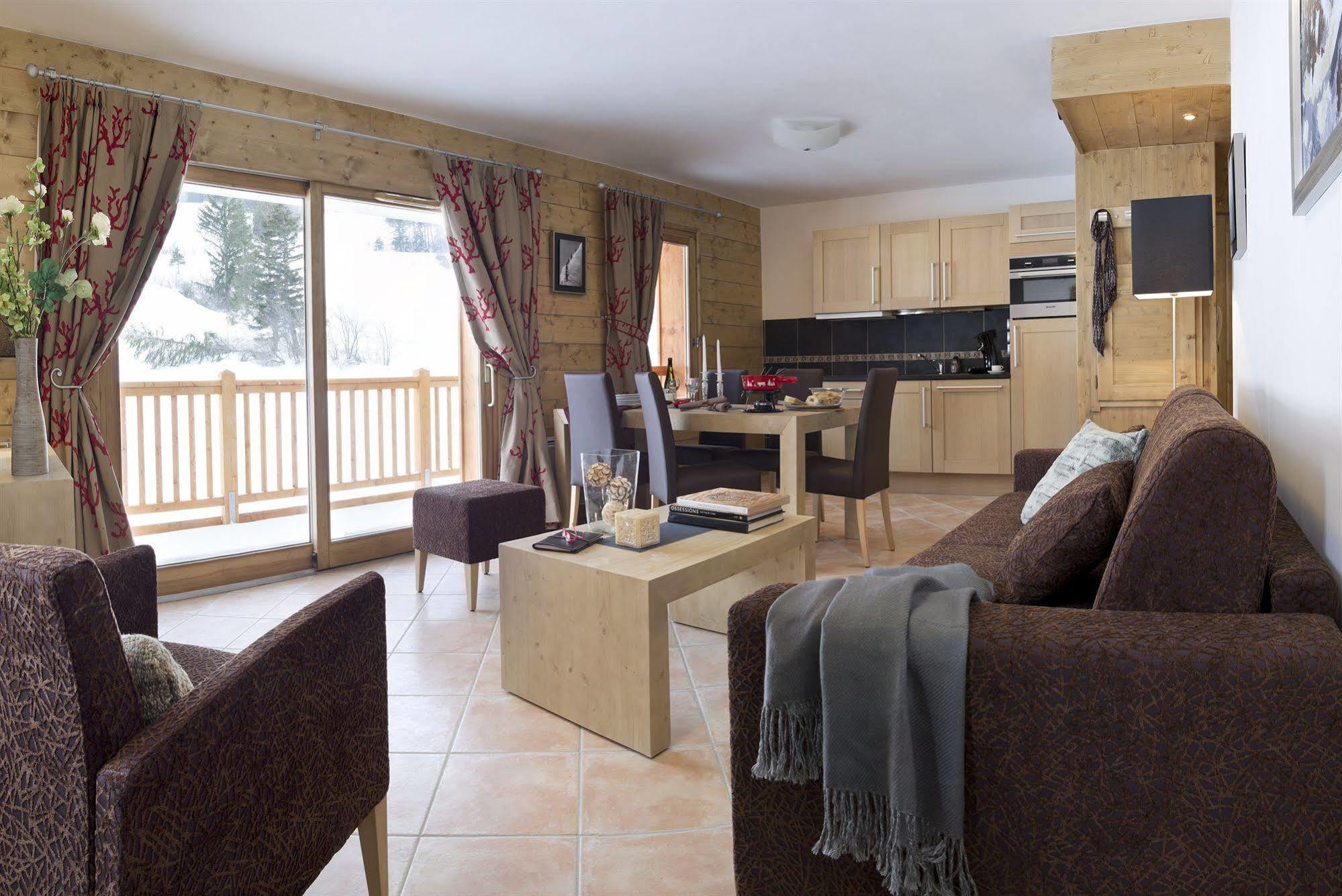 Cgh Residences & Spas Les Chalets De Flambeau 란슬부르 몽 세니 외부 사진