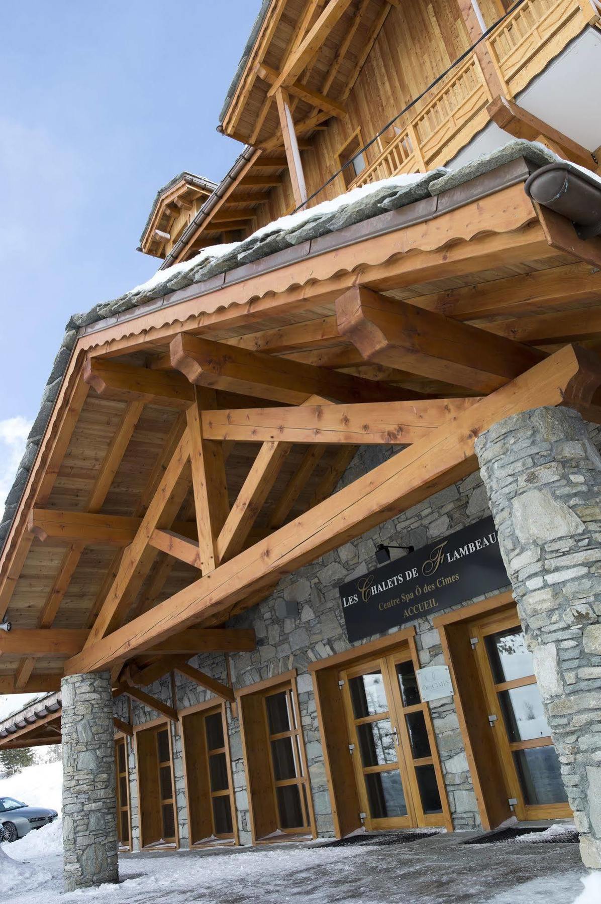 Cgh Residences & Spas Les Chalets De Flambeau 란슬부르 몽 세니 외부 사진